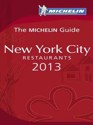 cover image of Michelin Guide New York City 2013